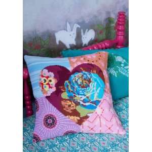  Heart Beat Cushion (Pillow)   Needlepoint Kit Arts 