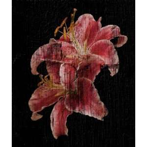  Red Lillies Original Print on Gallery Wrapped Canvas: Home 