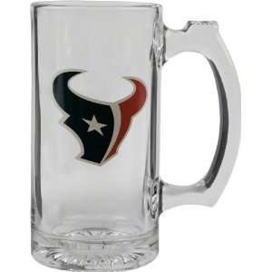  Houston Texans Beer Mug 3D Logo Glass Tankard Sports 