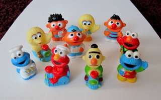 10 Sesame Street Figures Cake Topper Toy Play Set NEW!  