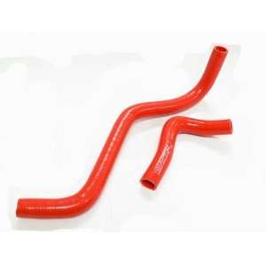  OBX Red Silicone Radiator Hose for 88 91 Honda Civic 