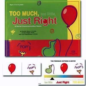  Too Much, Too Little, Just Right A Social Communication Game 