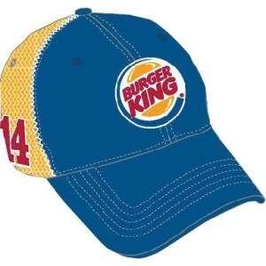  Tony Stewart 2010 Burger King Blue/Yellow Hat Sports 