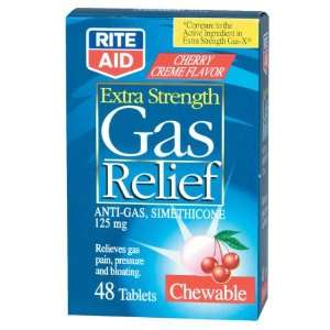  Rite Aid Gas Relief Extra Strengtth Chewable, 48 ct 
