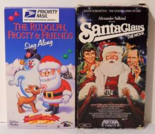LOT 13 CHRISTMAS VHS VCR MOVIES MIRACLE ON 34TH CHARLIE BROWN MICKEYS 