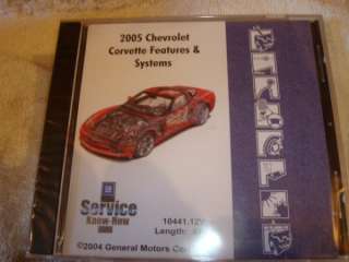GM 2005 CORVETTE TRAINING DVD  