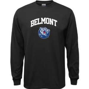  Belmont Bruins Black Youth Arch Logo Long Sleeve T Shirt 