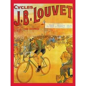  Tour de France Louvet Metal Sign Bicycle Decor Wall 