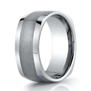  Benchmark 9mm Square Tungsten Carbide Ring with Polished 