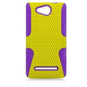 LG VS840 Lucid 4G Hybrid Case with Perforated Back Plate 