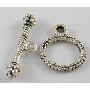  DIY Jewelry Making 10 sets Alloy Toggle Clasps, Antique 