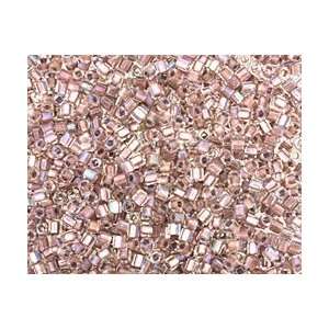  TOHO Crystal (with Rose Gold Lining) Cube 1.5mm Seed Bead 
