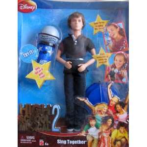  High School Musical 2 TROY Sing Together DOLL w Microphone 