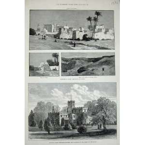  1883 Benwell Tower Newcastle On Tyne Egypt Thebes Tombs 