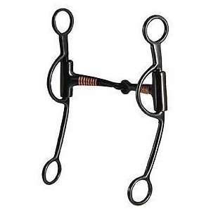  BS Loose Cheek Double Rein Western Snaffle Bit 5in Pet 