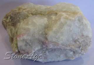 TOURMALINE Pink on Rough QUARTZ Natural Crystal Stone  