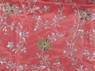 Kundan Bollywood Fashion Fancy India Sari Saree Fabric  