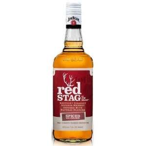   Jim Beam Red Stag Spiced Bourbon Whiskey 750ml: Grocery & Gourmet Food