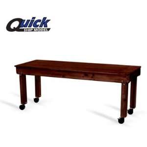   Distressed Solid Knotty Pine 7 ft Catering Table: Home & Kitchen