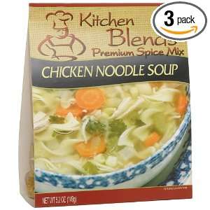 Kitchen Blends Chicken Noodle Soup Mix, 5.2 Ounce Packages (Pack of 3)