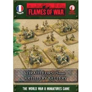 Flames of War   French: Tirailleurs 75mm Artillery Battery 