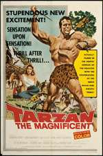 Tarzan the Magnificent 1960 Original U.S. One Sheet Movie Poster 