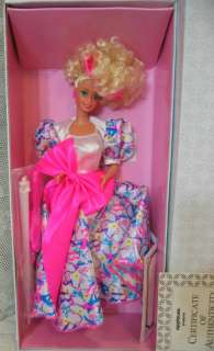 1990 Applause Barbie Style Collector Doll   Limit Edition COA 
