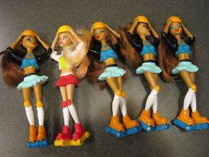 Lot McDonalds My Scene Barbie Dolls 5  