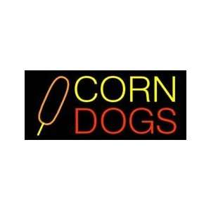  Corn Dogs Neon Sign 13 x 30: Home Improvement