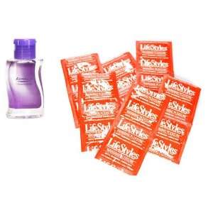   24 condoms Astroglide 2.5 oz Lube Personal Lubricant Economy Pack
