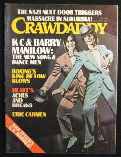 KC & Barry MANILOW Crawdaddy Magazine September 1977  