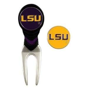  Louisiana State LSU Tigers Repair Tool W/ Golf Ball Marker/Chip 