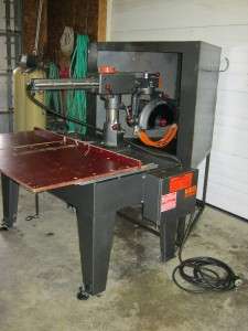 TOPS Table Saw w/ Retracto   Glide Swivel & Tilt Arm , 14 Blade , and 