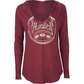 HURLEY Broken Record Womens Hooded Tee  