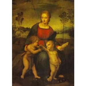  Sanzio   24 x 34 inches   Madonna with the Goldfinch