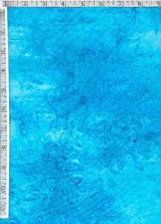 Quilt Sew Cotton Batik Fabric Freedom Best Blue 9004 9  