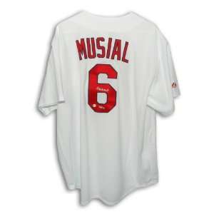   St. Louis Cardinals Throwback Majestic Jersey Inscribed HOF 69