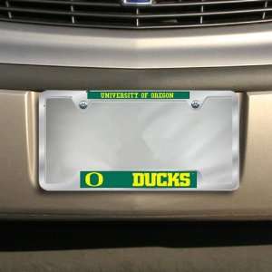  NCAA Oregon Ducks Metal License Plate Frame: Automotive