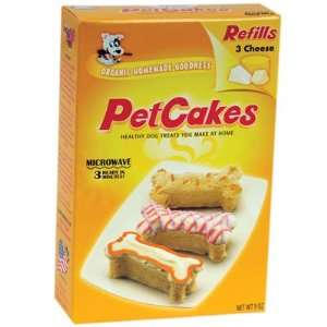  PetCakes Dog Kit Refill   Three Cheese: Pet Supplies