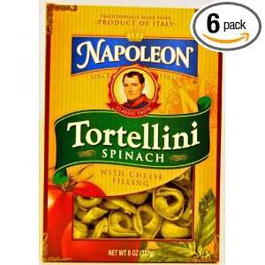 Napoleon Pasta Spinach Tortellini With Cheese Filling, 8 Ounce (Pack 