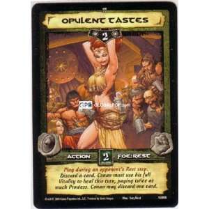    Conan CCG #059 Opulent Tastes Single Card 1U059: Toys & Games