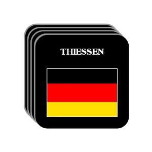  Germany   THIESSEN Set of 4 Mini Mousepad Coasters 