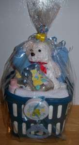 Baby Shower Gift Basket, Bear, Sesame Street, Winnie the Pooh, Looney 