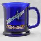 Satellite Space System APT APSTAR IIR Handle Coffee Mug Cobalt Blue 