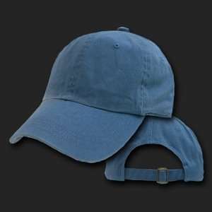  INDIGO BLUE WASHED POLO CAP HAT CAPS 