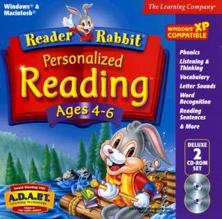 New Kids Learning Software: READER RABBIT   PERSONALIZED READING 4 6 