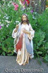Realistic 9 DIVINE MERCY Jesus Outdoor Statue SUN RAY  