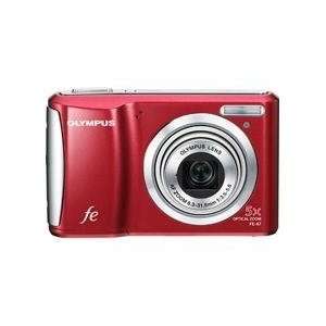   Red FE 47 14MP Digital Camera With 5x Optical Zoo Musical Instruments