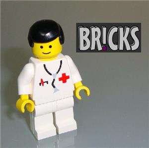 Doctor Stethoscope Male Black Hair LEGO Minifig #6380  