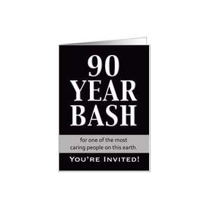  Birthday Invitation   90 Year Bash (General) Card: Toys 